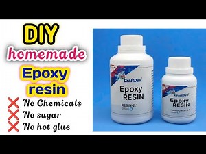 How to make Epoxy resin/DIY homemade resin/how to make resin crafts