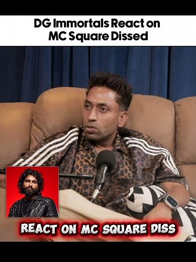 DG IMMORTAL responds to MC SQUARE dissed 😯📈 | #shorts #viral #ytshorts