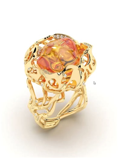 Interactive 360 Degree Views: Moving beyond passive video, interactive viewers (often HTML5 based) allow customers to control the angle, zoom in on details, and explore your pieces from every perspective. This interactivity builds trust and significantly boosts conversion rates. #jewelry_rendering #Jewelry360 #3DJewelry #JewelryTechnology
