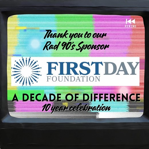 We can't wait for our Decade of Difference event this Thursday. Thank you to our rad sponsor, FirstDay Foundation! | Close to Home