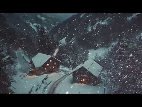 Frozen Night Blizzard Sounds Gentle Wind And Snow Help You Relax And Sleep Comfortably