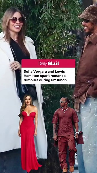 Sofia Vergara and Lewis Hamilton dine together in New York City