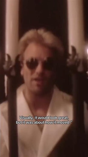 "Visually, it would look great, but it was about how it moved." #thepoliceband #musicvideo