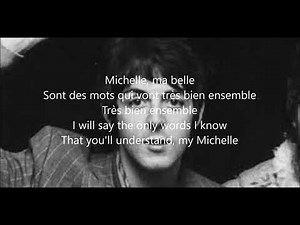 Michelle with lyrics( The Beatles)