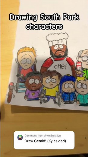 Drawing South Park characters