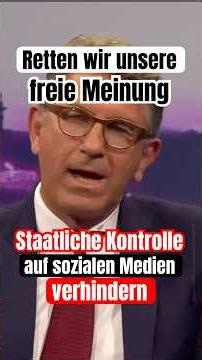 Sven von Storch: Freie soziale Medien retten, Digitalen Medien-Staatsvertrag verhindern