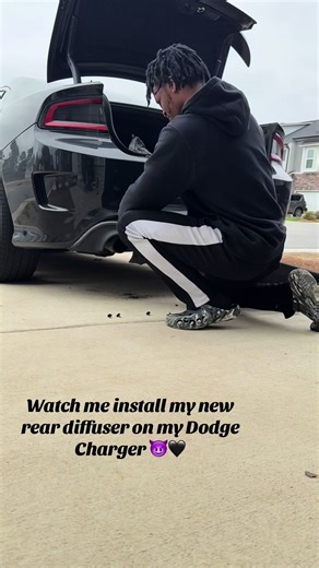 Rear Diffuser Install ✅🔥 #capcut #mopar | diffuser