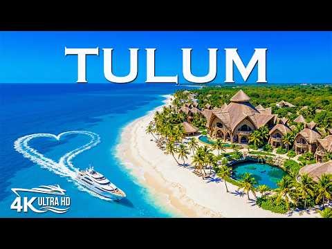 [4K] Tulum 🇲🇽🏝️ | Mayan Ruins, Caribbean Beaches & Sunset Deep House Escape