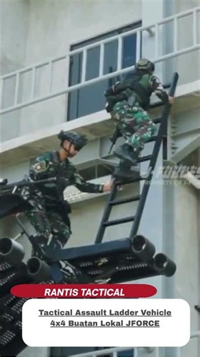 Tactical Assault Ladder Vehicle 4x4 Buatan Lokal JFORCE