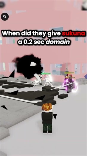 SUKUNA HAS A 0.2 SEC DOMAIN IN JJS #roblox #gojo #gaming #jjs #jjk #yuji #fyp #goku #skillbuilder