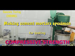 Compressive strength of Cement