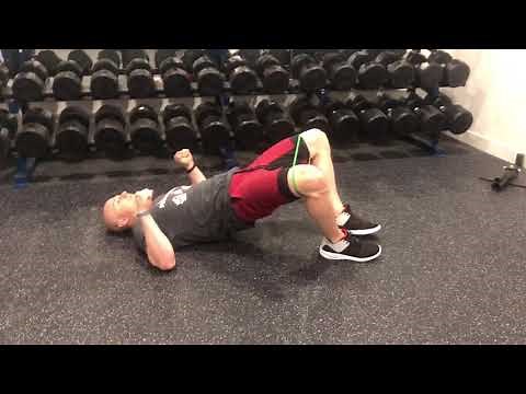 Banded Glute Bridge with Abduction