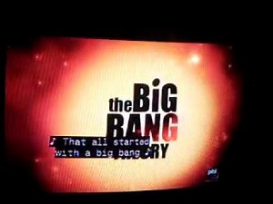 Big Bang Theory intro
