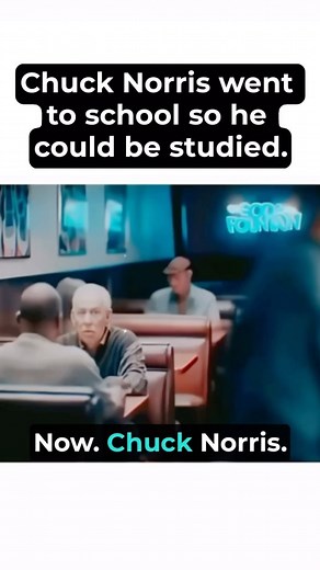 When Chuck Norris was in middle school, his English teacher assigned an essay: “What is courage?” He received an A for turning in a blank page with only his name at the top. #English #jokes #learnenglish #aprender #esl #speakenglish #ingles #inglês #inglés | Learn Laugh and Speak