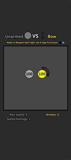 Unarmed Vs. Bow. Who do you want to win? #weaponball