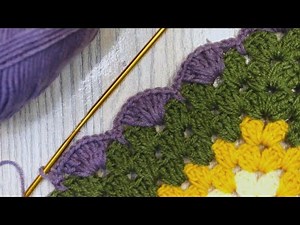 Easy Crochet Edging for Beginners | Simple Blanket Border