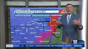 Snow showers an cold weather returned to North Central West Virginia. A Snowstorm will hit on Wednesday ~ Justin https://trib.al/4qvVUQI | WBOY - StormTracker 12
