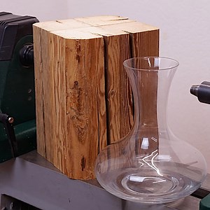 365K views · 2.7K reactions | Woodturning - Trapped Vase Between Old Beams | Wood Workshop | Facebook