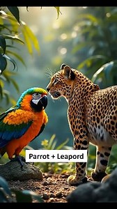 Unbelievable animals hybrids:parrot - leopart,wolf - eagle and more #reels #animals #fusion #ai | Rian Ct