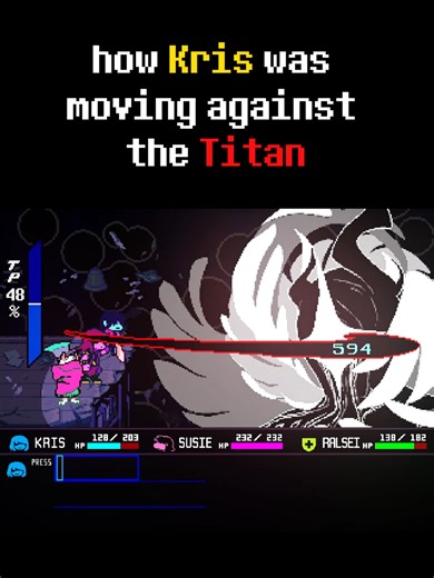 The Roaring Kris in Deltarune Chapter 4