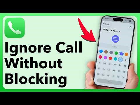 How To Ignore Calls Without Blocking In iPhone