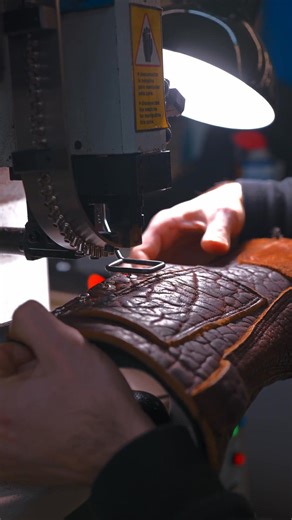 20K views · 266 reactions | Punching in the hardware is almost sad on a leather hide this beautiful. Check out the pebbling 直怜 | JK Boots | Facebook