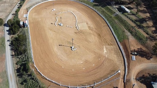 Top view of the new turn | Goulburn Speedway