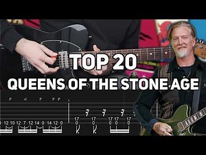 TOP 20 QUEENS OF THE STONE AGE RIFFS (with TAB)
