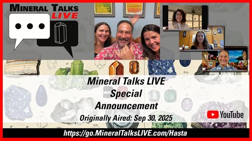 1K views · 45 reactions | Mineral Talks LIVE - Special Announcement -...