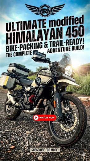 Ultimate Himalayan 450 Modified | Bike-Packing & Trail-Ready! #bikelovers #bullet #royalenfield
