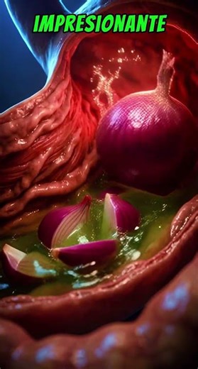 What Red Onions Do to Your Body 😳 #redonion #anatomy #humanbody