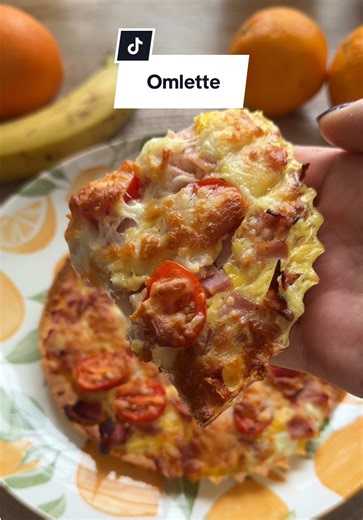 Ingredients: 1 tortilla 2 eggs 100g of ham 4-5 cherry tomatoes 30g of grated cheese. Salt ,dried garlic.Heat in an air fryer at 170°C for 10 minutes, or 336°F for 10 minutes. Enjoy.#omlet#omlet #tortilla #airfryerrecipe #einfacherezepte