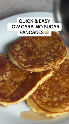 Micaela M (@ms_micaela_) - Quick & Easy Low Carb, No Sugar Pancakes 🥞