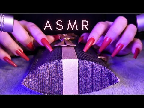 1 HOUR ASMR Scratching Textured Cardboard Box (No Talking) Background ASMR for work, study & sleep