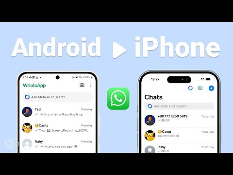 ¿Cómo transferir TODO WhatsApp de Android a iPhone? FÁCILMENTE 3 MÉTODOS