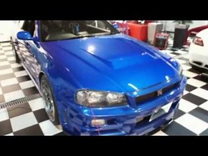 Paul Walker's GTR R34 Fast Furious 4