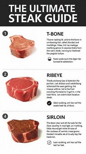 The Ultimate Steak Guide: T-Bone vs. Ribeye vs. Sirloin Explained