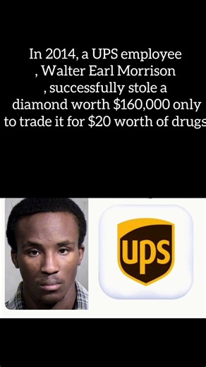 In 2014, a UPS employee, Walter Earl Morrison, successfully stole #youtubeshorts #