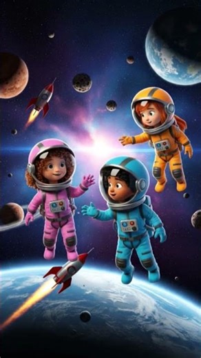 Space Adventure Learning #KidsSpace #SpaceLearning #3DKids