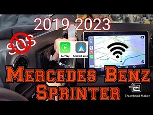 2019-2023 Mercedes Benz Sprinter How to remove radio Apple carplay android Metra 99-8731 sos fix