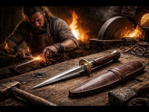 How Medieval Rondel Daggers Were Made: The Ultimate Armor-Piercing Weapon (Full Process)