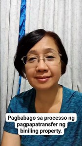 Ano ang nabago sa processo ng pagtatransfer ng biniling property? #realproperty #transfer | Mga Usapin Tungkol sa Lupa