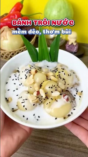Simple Homemade Floating Rice Cake Recipe #banhtroinuoc
