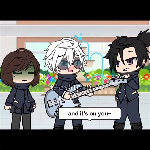 omg they so cute I hope 2 of them don't die and leave the third one all alone😍😍 #gachalife #jjk