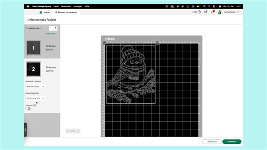 Anleitung Fensterbilder plotten im Cricut Design Space Teil 3 | Funkelfaden