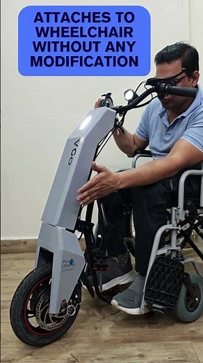 VGO Hybrid Wheelchair Attachment | Converts Any Wheelchair into Electric Mobility