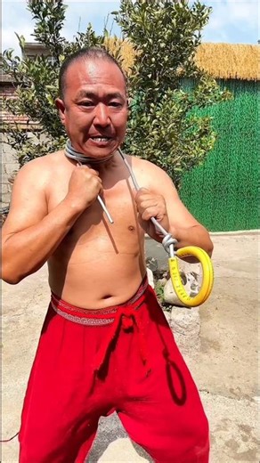Kung Fu IRON MAN Steel Wire Neck Skill | Real Folk Kung Fu