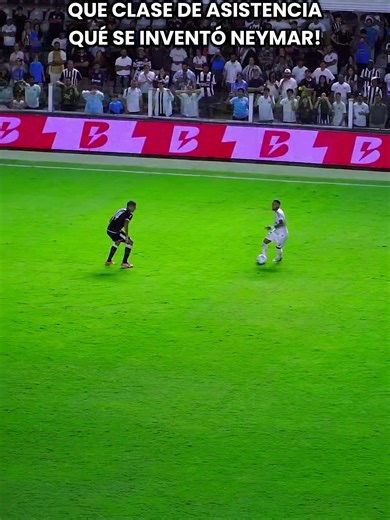 Neymar fue titular ayer en la victoria de Santos 2-0 frente a Remo. 📷 “El príncipe” se inventó una magistral asistencia en el primer gol. #foryou #futbol #brasil #santos #asistencia