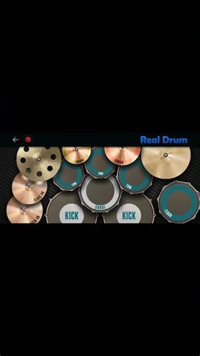 Real drum App. #virtualdrumming