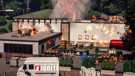 《消防模拟：火苗燃动》处理园艺商店快速蔓延的火势 - Firefighting Simulator: Ignite